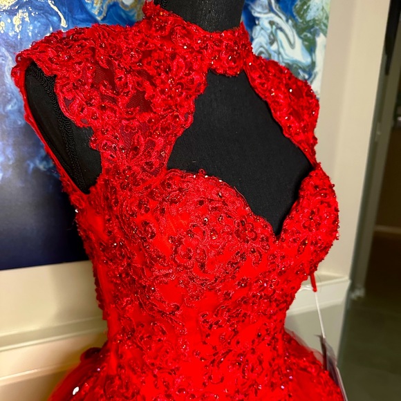 XV red dress